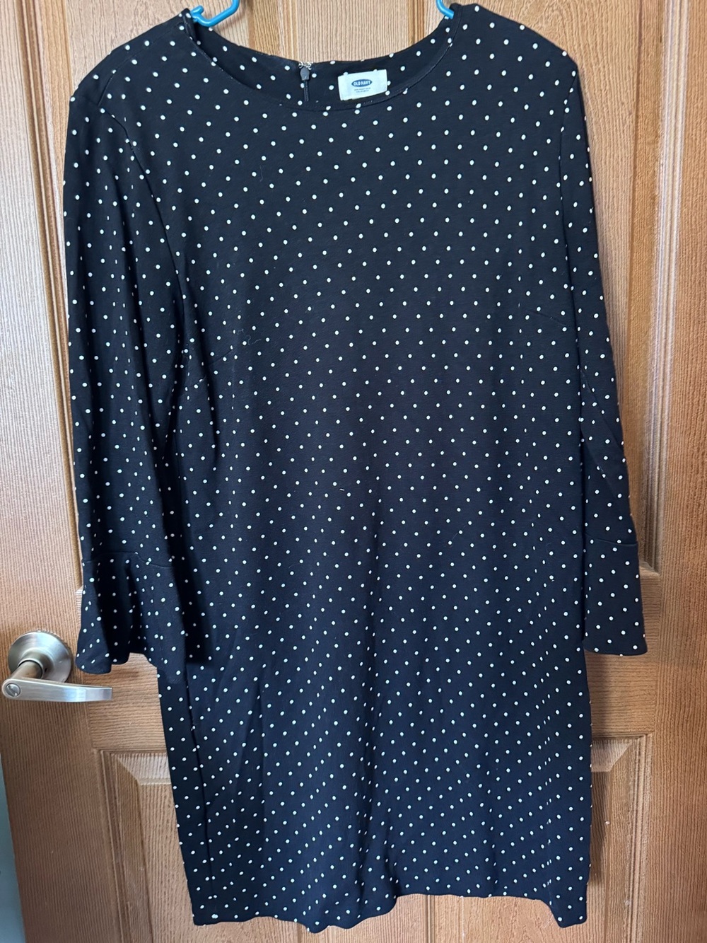 Women’s Old NavyClassic Black Polka Dot Shift Dress-Size Large